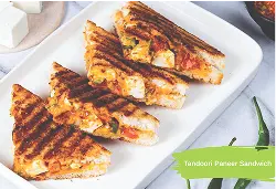 Tandoori Paneer Sandwich